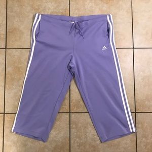 Adidas Pastel Purple/White Climacool Sweatpants L